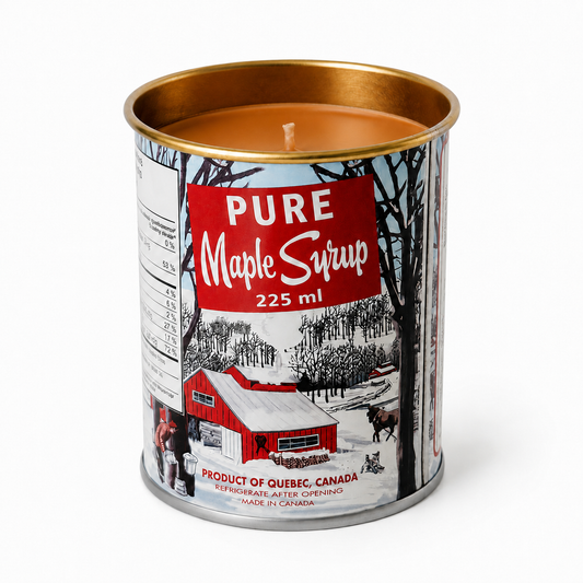 Maple Syrup Candle - Iconic Tin Can (225 ml): Cotton