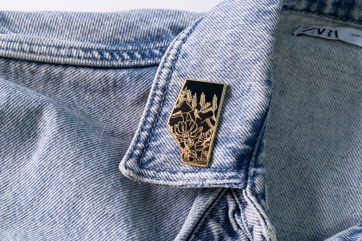 Alberta Enamel Pin