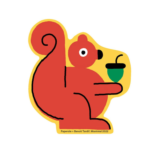 SQUIRREL – Bumper Sticker