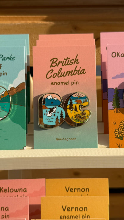 British Columbia - enamel pin ✨
