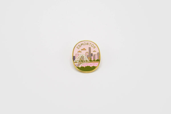 Edmonton - enamel pin