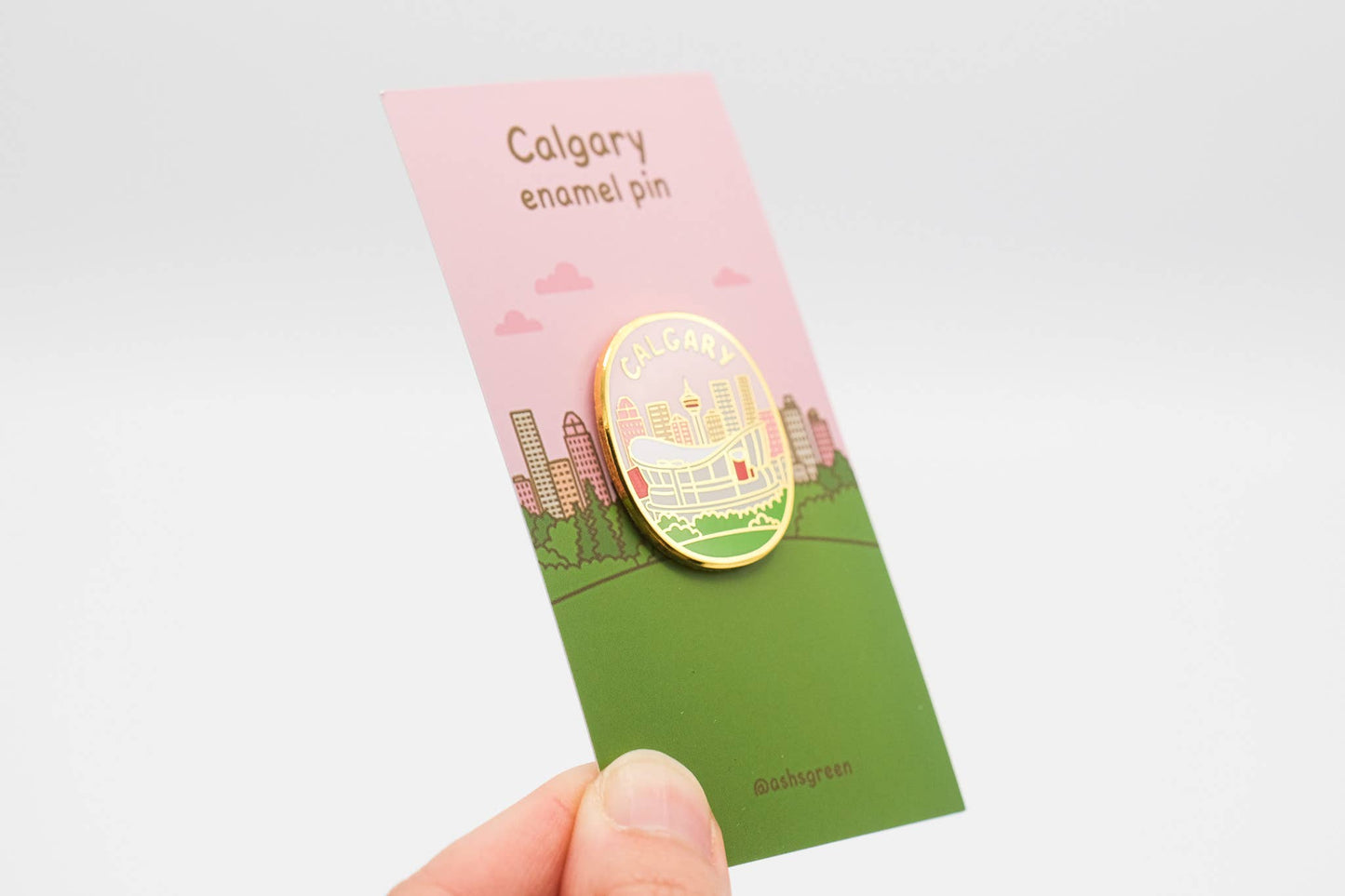 Calgary - enamel pin