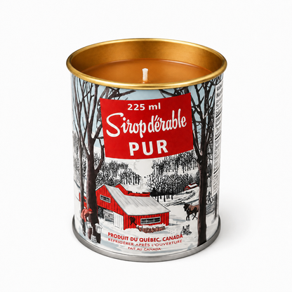 Maple Syrup Candle - Iconic Tin Can (225 ml): Cotton