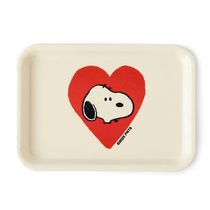 3P4 x Peanuts® Valentine - Snoopy Heart Vintage-Style Tray