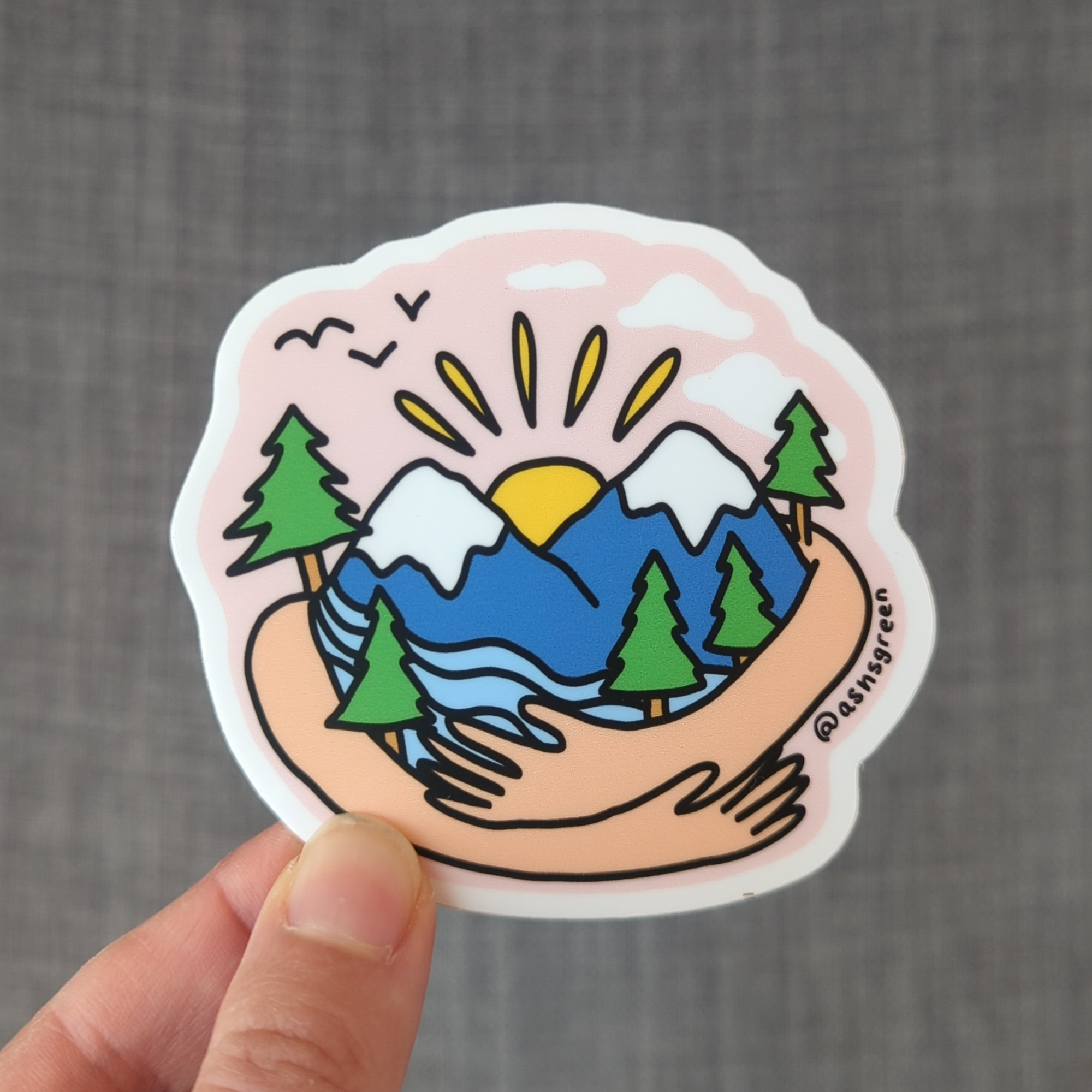 Nature Lover - 3" vinyl sticker