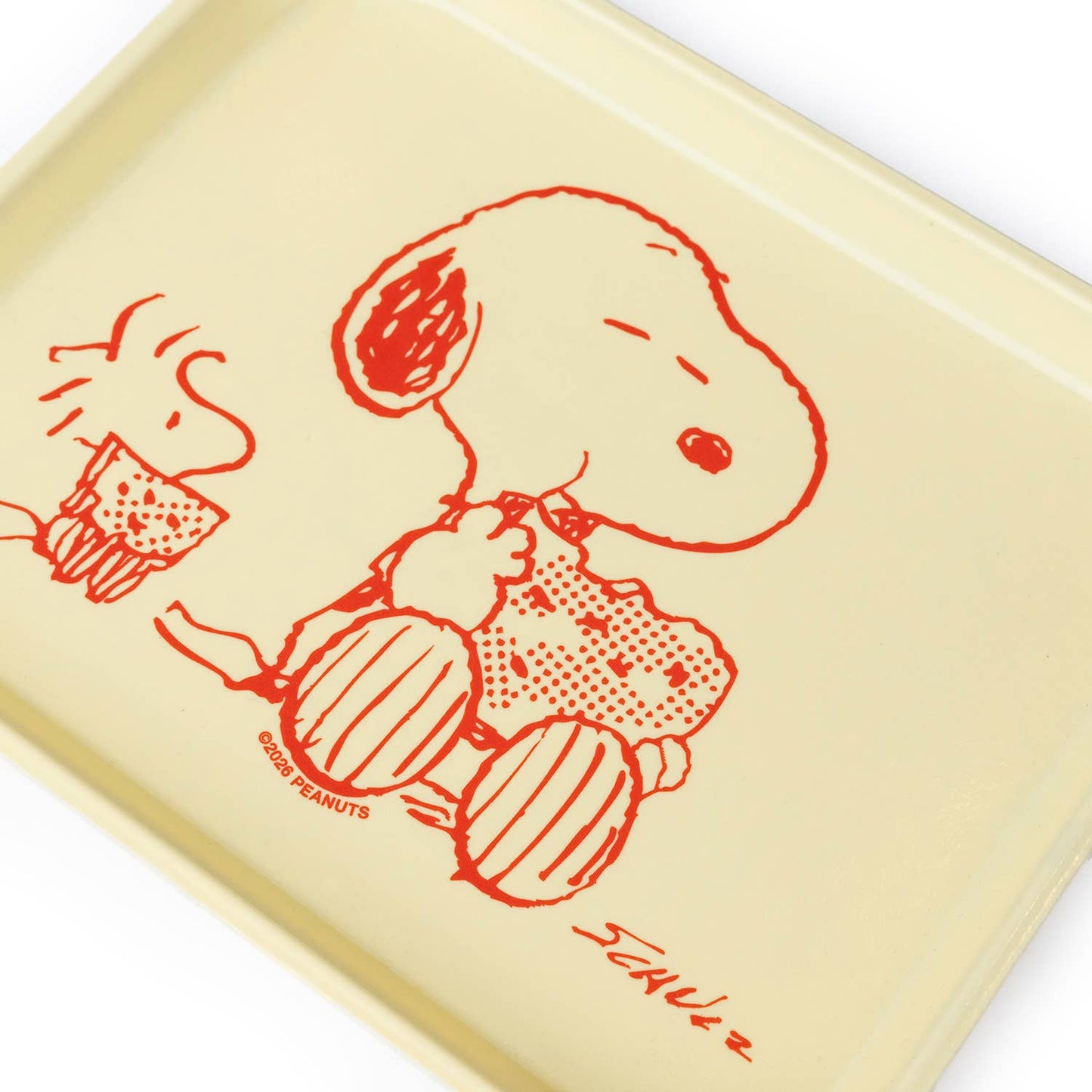 3P4 x Peanuts® - Snoopy & Woodstock Watermelon Medium Tray
