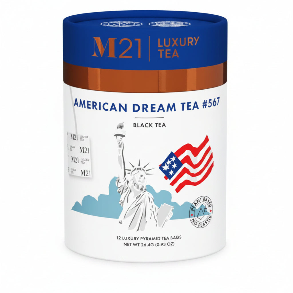 M21 Luxury Tea Paper Cans 12 Bags