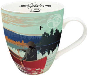 Indigenous Designed Mug Lone Canoe