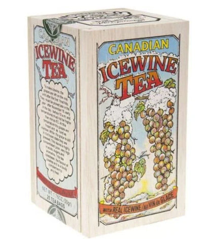 Maple Tea & Ice wine tea in the Wood Box - 25 tea bags