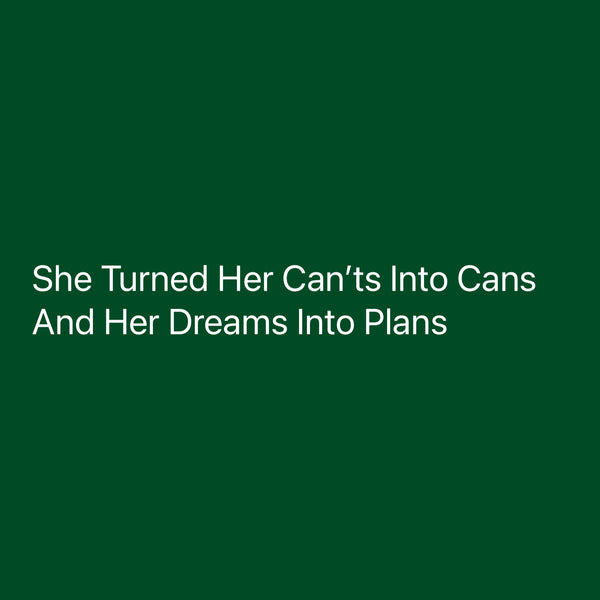 Heavy Duty Fashion Tote Bag She Turned Her CAN’TS into CANS And Her DREAMS into PLANS