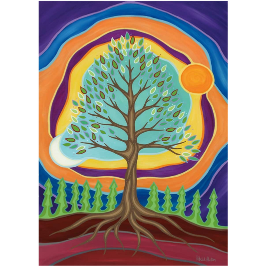 Indigenous Fridge Magnet Positive Energy Exchange By Patrick Hunter