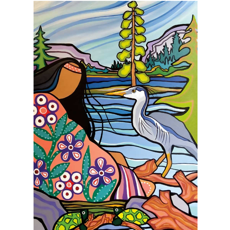 Indigenous Art Card Appreciation For Our Waters By Pam Cailloux