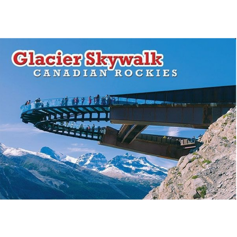 Canadian Rockies Souvenir Fridge Magnet