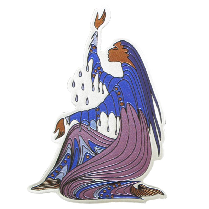 Indigenous Souvenir Maxine Noel Rainmaker Metallic Fridge Magnet