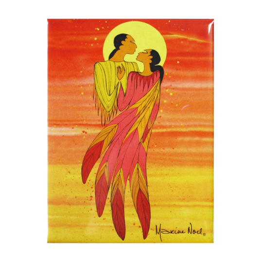 Indigenous Souvenir Fridge Magnet Daphne Odjig Moment of Commitment Magnet
