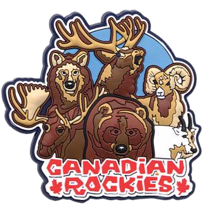 Fridge Magnet Canadian Rockies