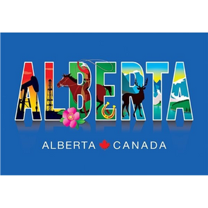 Canada Souvenir Postcards Alberta Province 