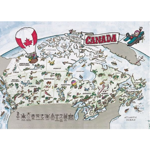 Canada Souvenir Fridge Magnet Canada Map