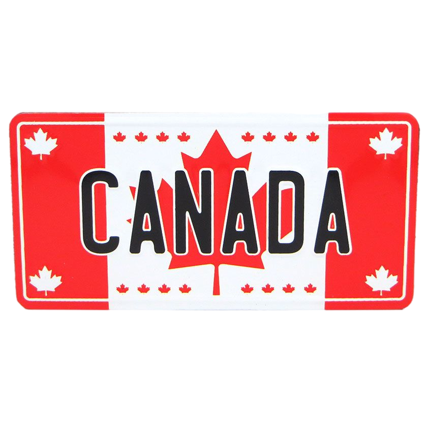 Special Souvenir Canada Metal License Fridge Magnet