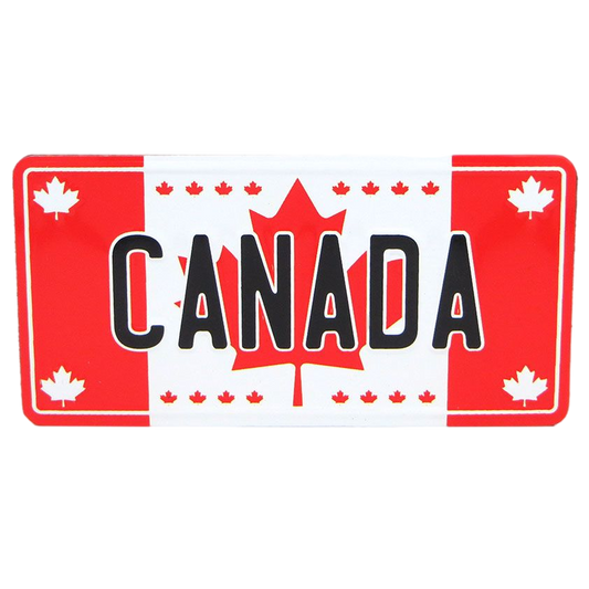 Special Souvenir Canada Metal License Fridge Magnet