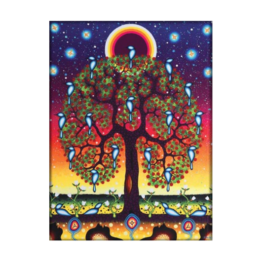 Indigenous Souvenir James Jacko Tree of Life Fridge Magnet