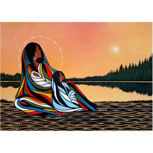 Indigenous Art Card Morning Blessings By Betty Albert