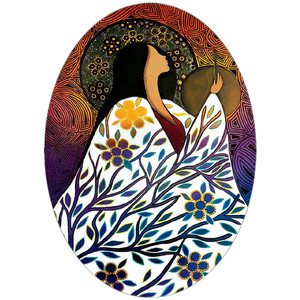 Indigenous Stickers Ancestral Song By Betty Albert