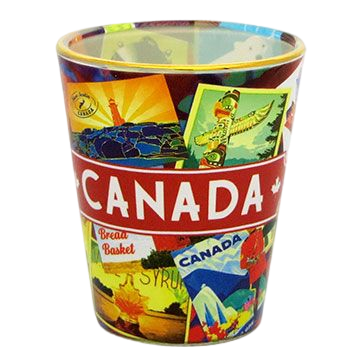 Shots Glass Canada Souvenir