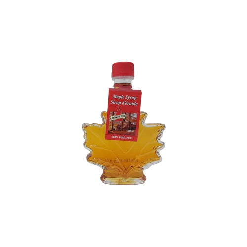 Grade A Pure Organic Canadian Maple Shape Syrup in Maple Leaf Bottle 100ml